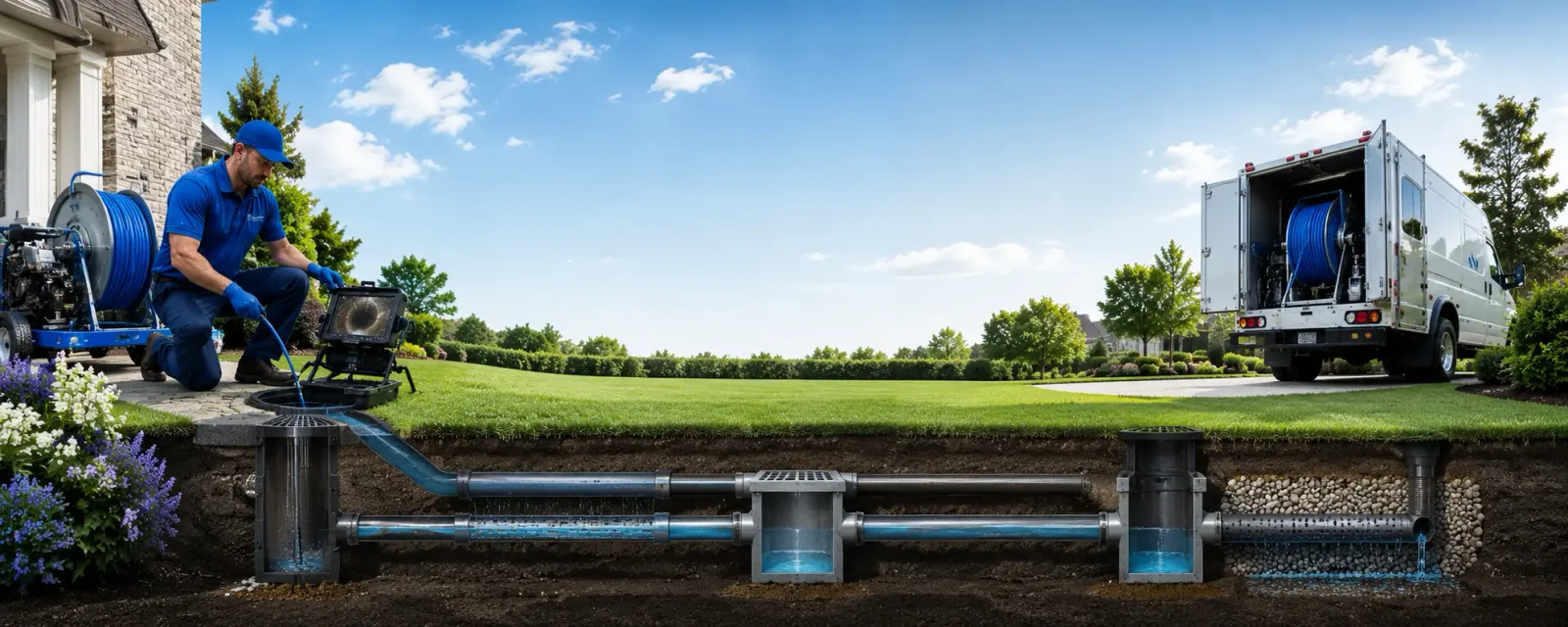 Outdoor drain cleaning information for Chester, CT